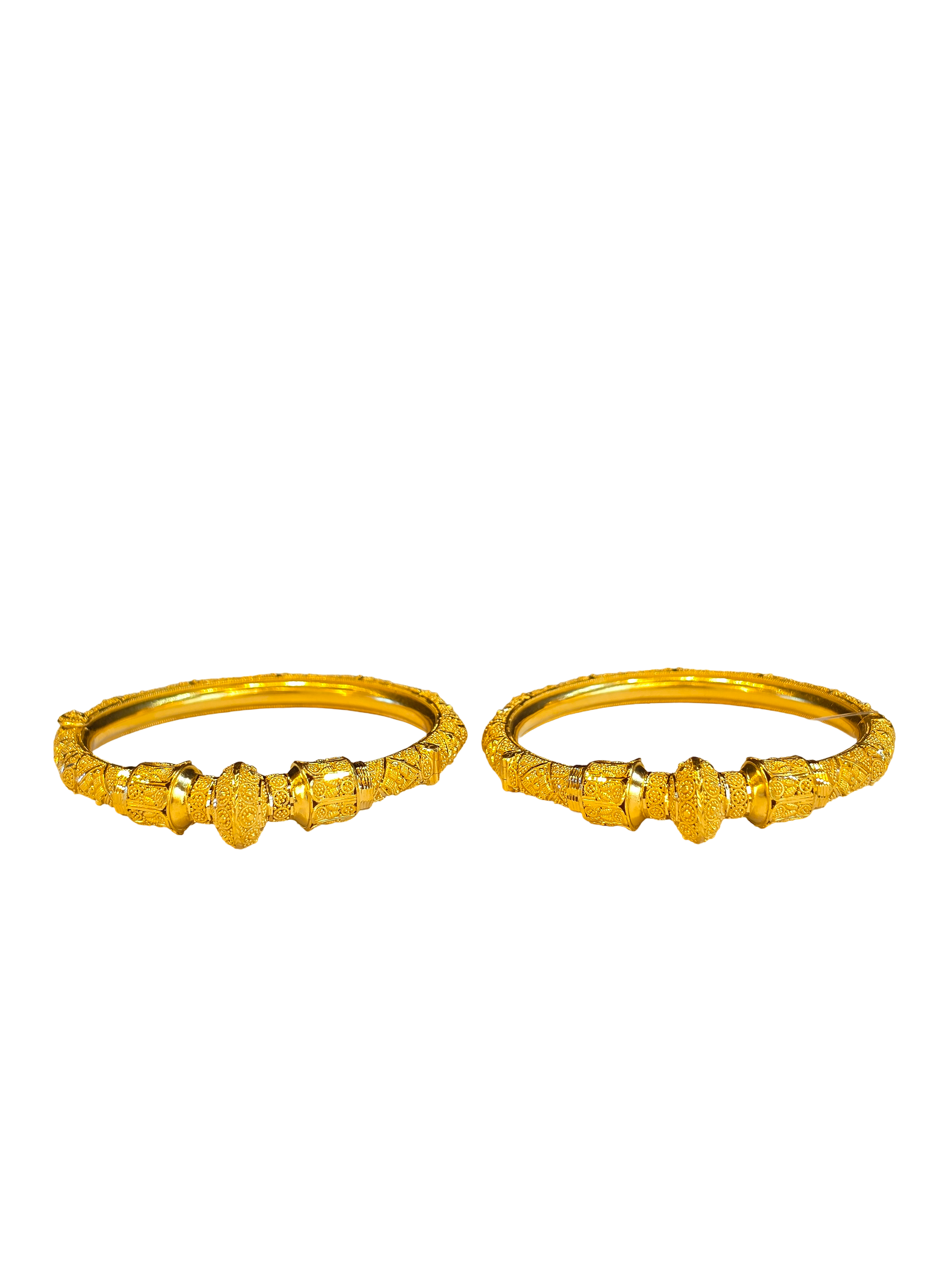 22K Gold Designer Ladies Bangles