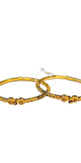 22K Gold Designer Ladies Meena Bangles