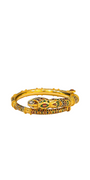 22K Gold Designer Ladies Meena Single Bangle