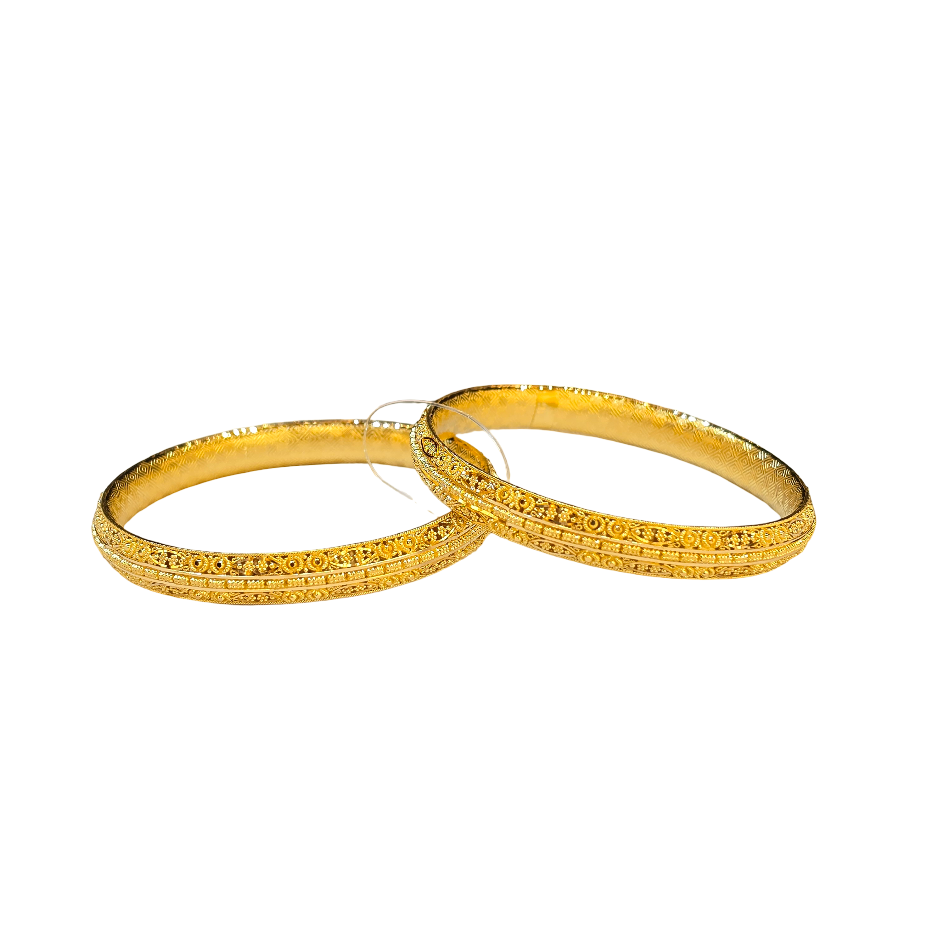 22K Gold Designer Ladies Bangles