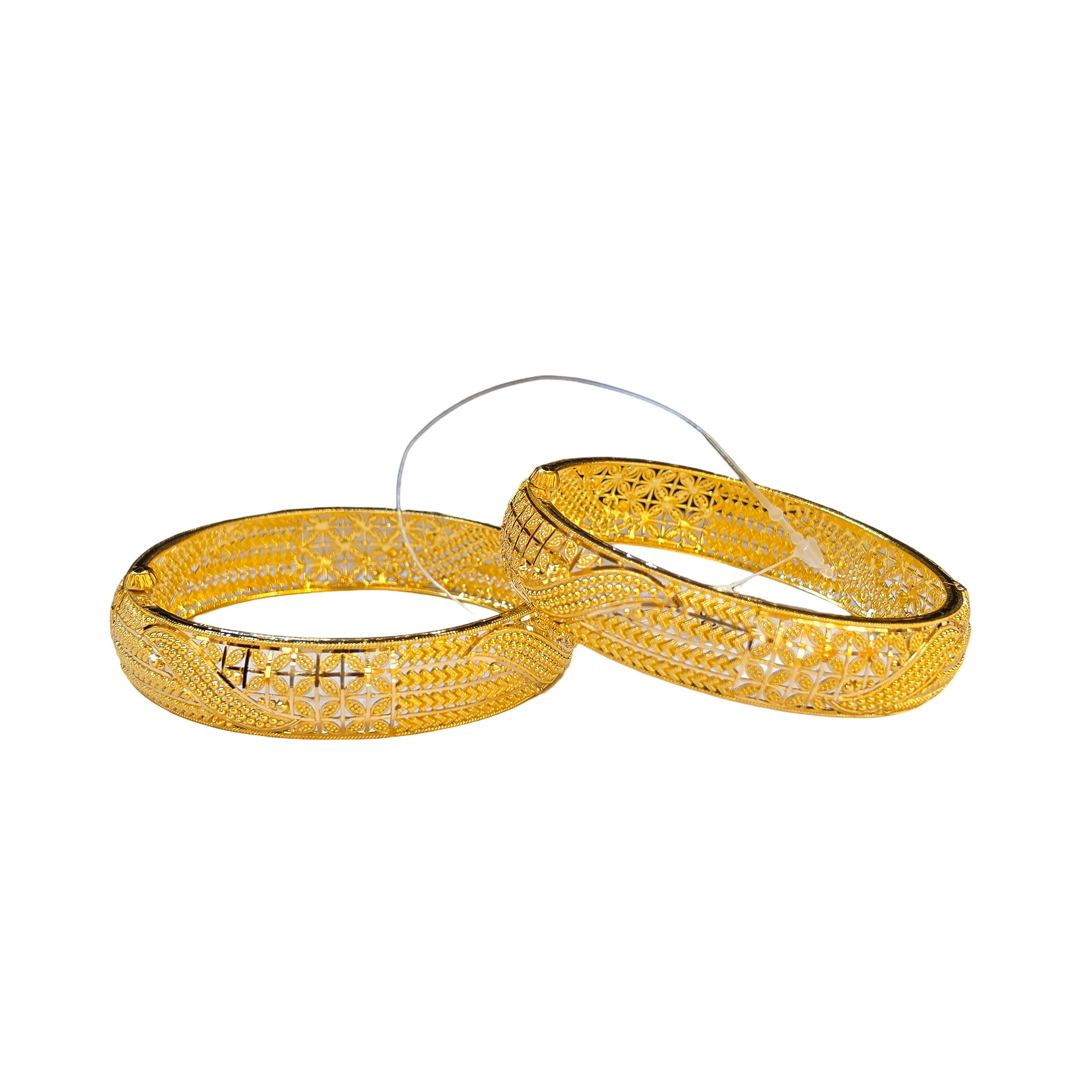 22K Gold Designer Ladies Bangles
