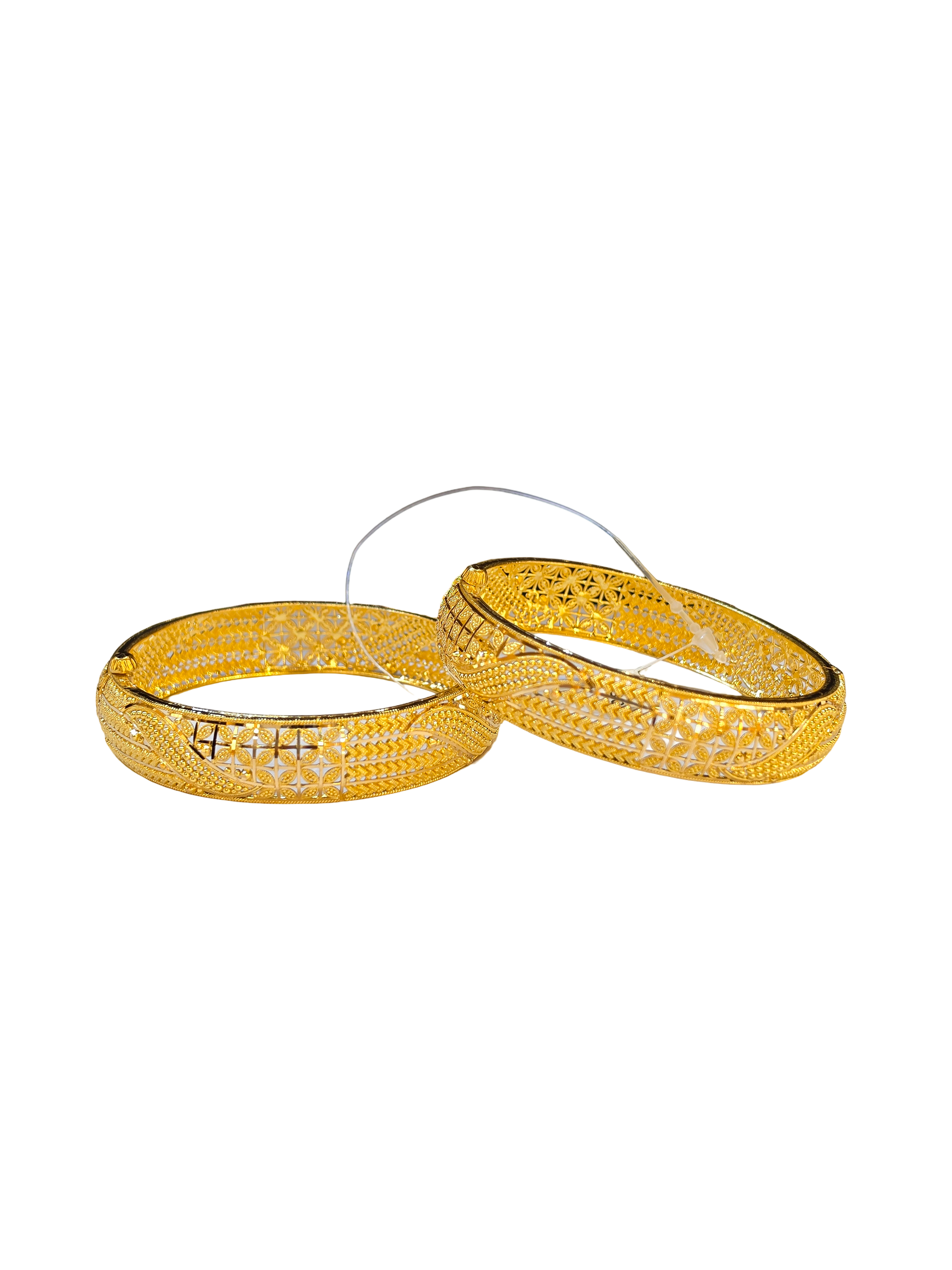 22K Gold Designer Ladies Bangles