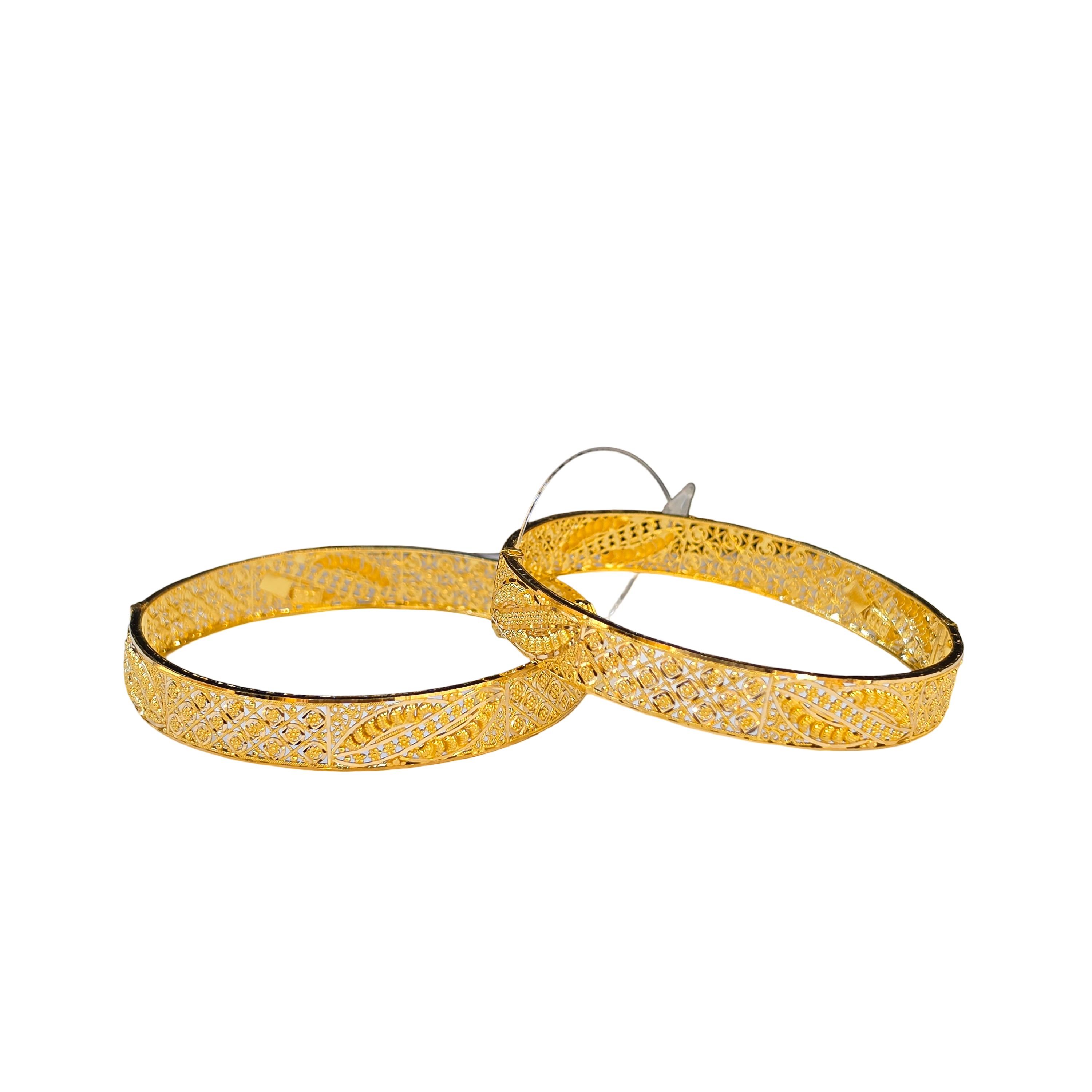 22K Gold Designer Ladies Bangles