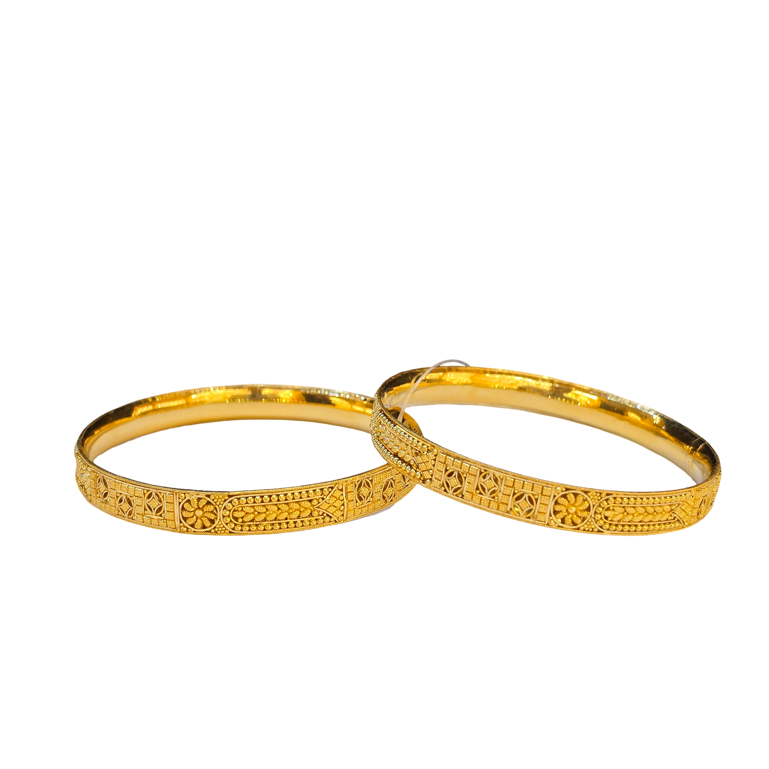 22K Gold Designer Ladies Bangles