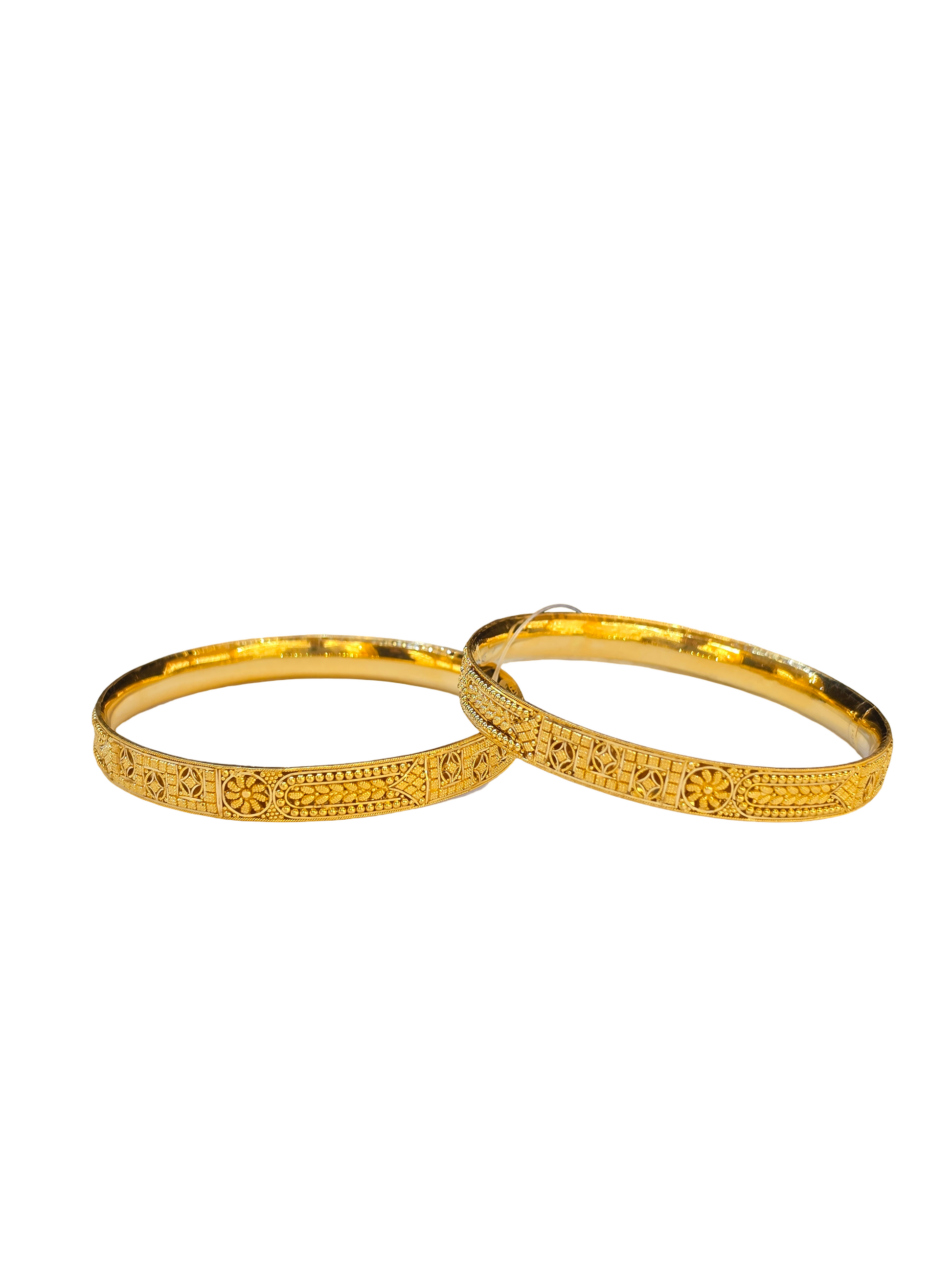 22K Gold Designer Ladies Bangles