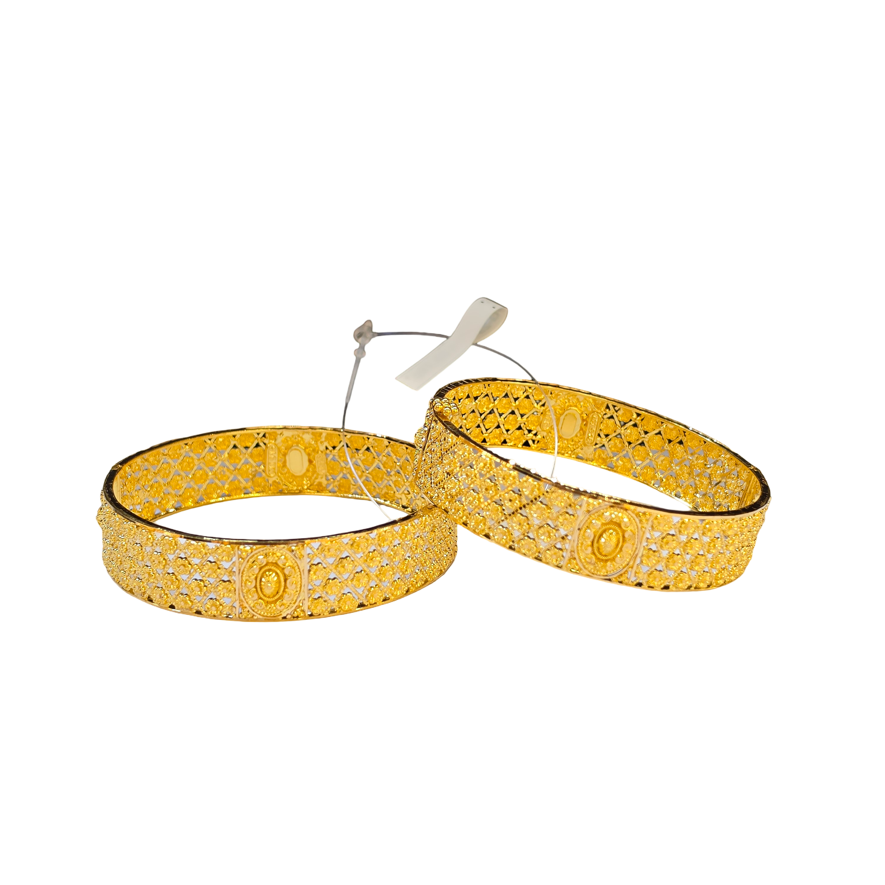 22K Gold Designer Ladies Bangles