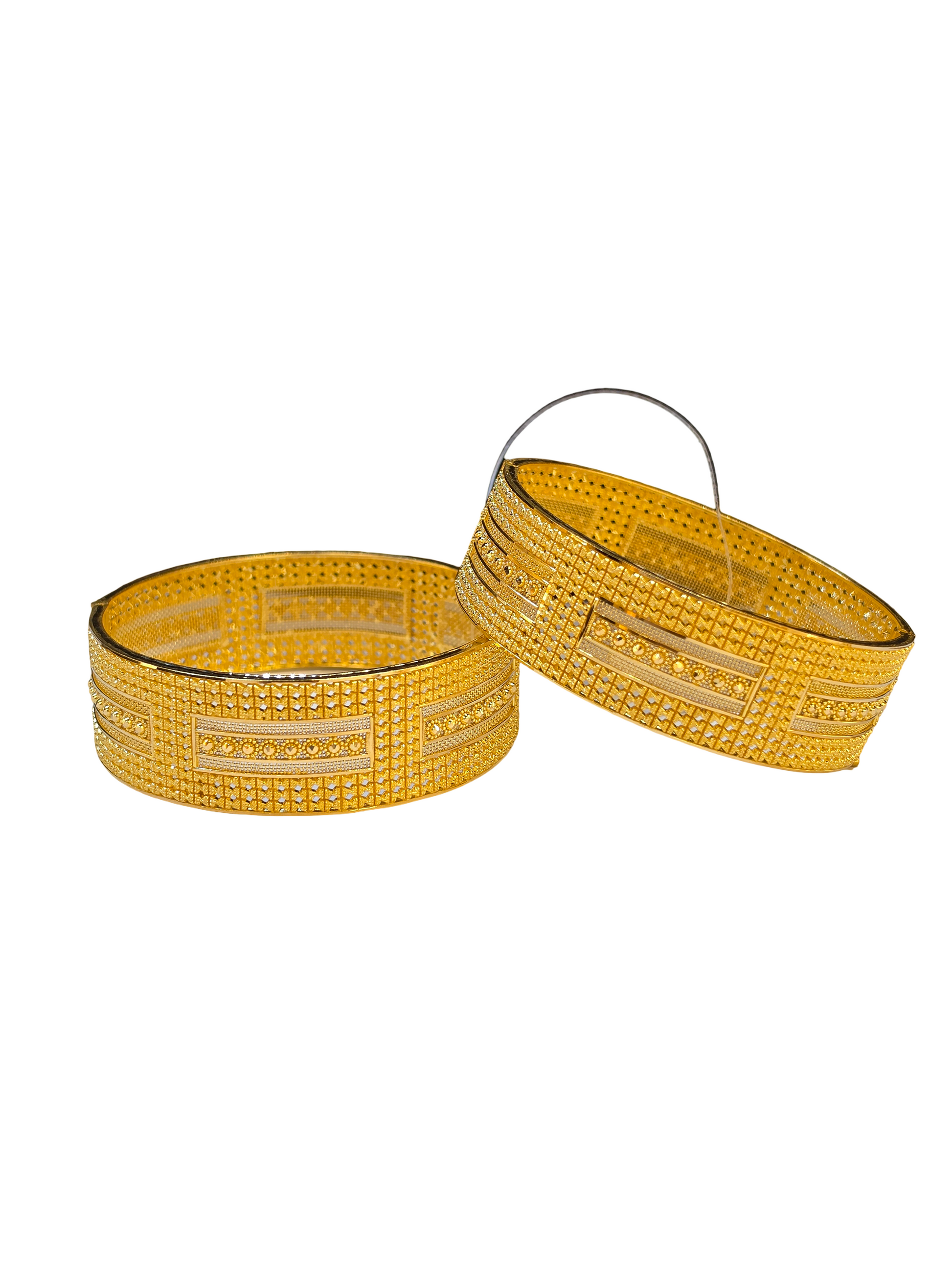 22K Gold Designer Ladies Bangles