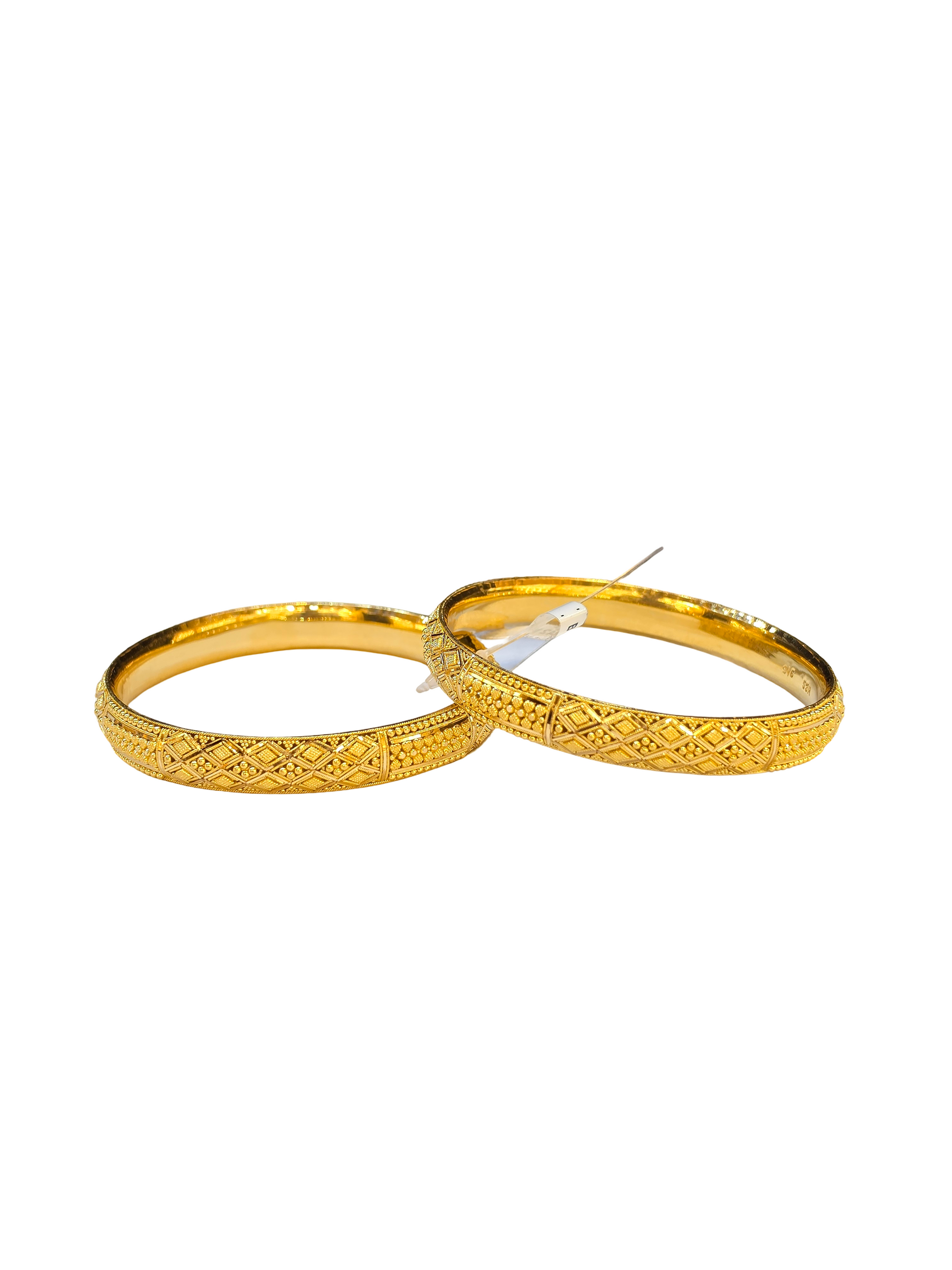22K Gold Designer Ladies Bangles
