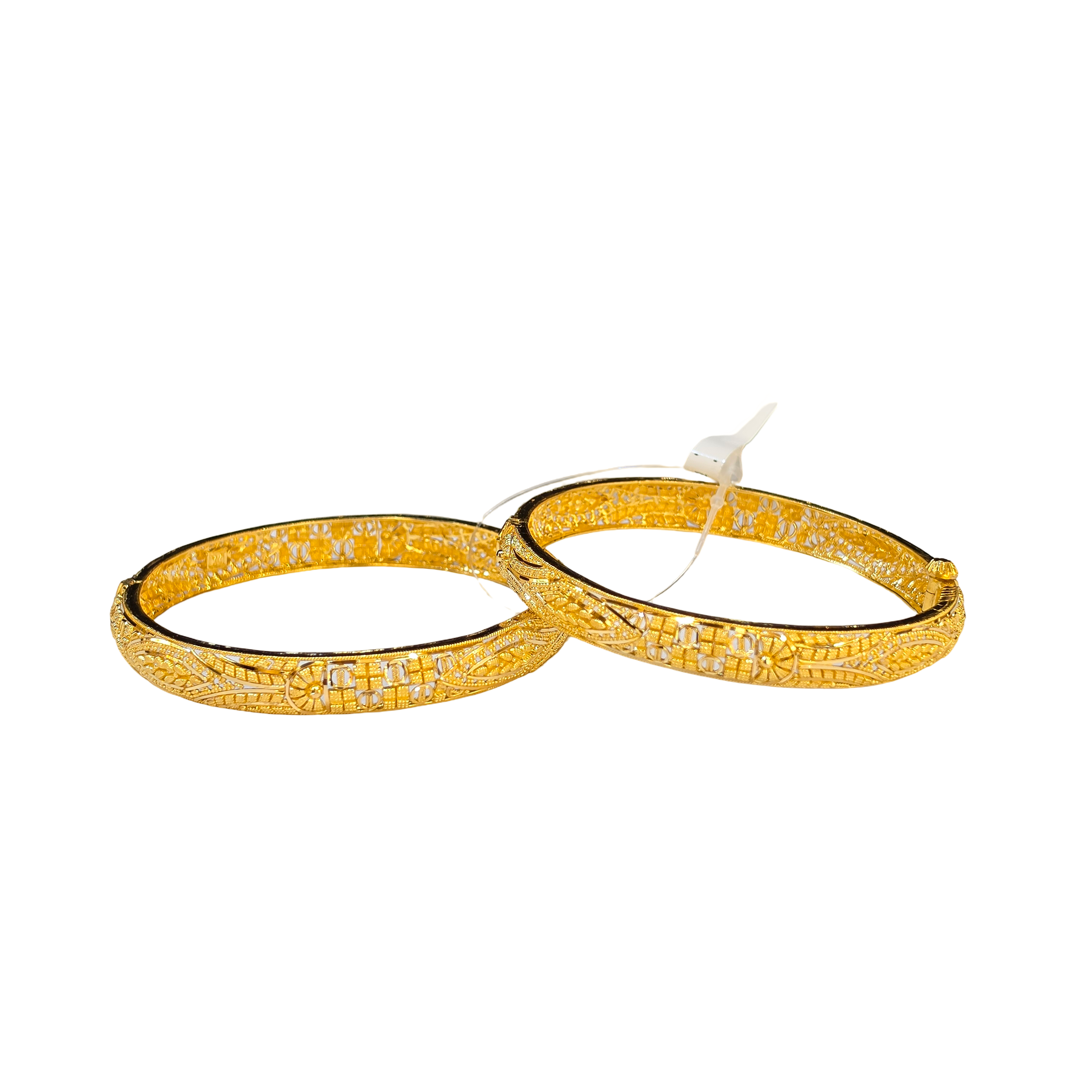 22K Gold Designer Ladies Bangles