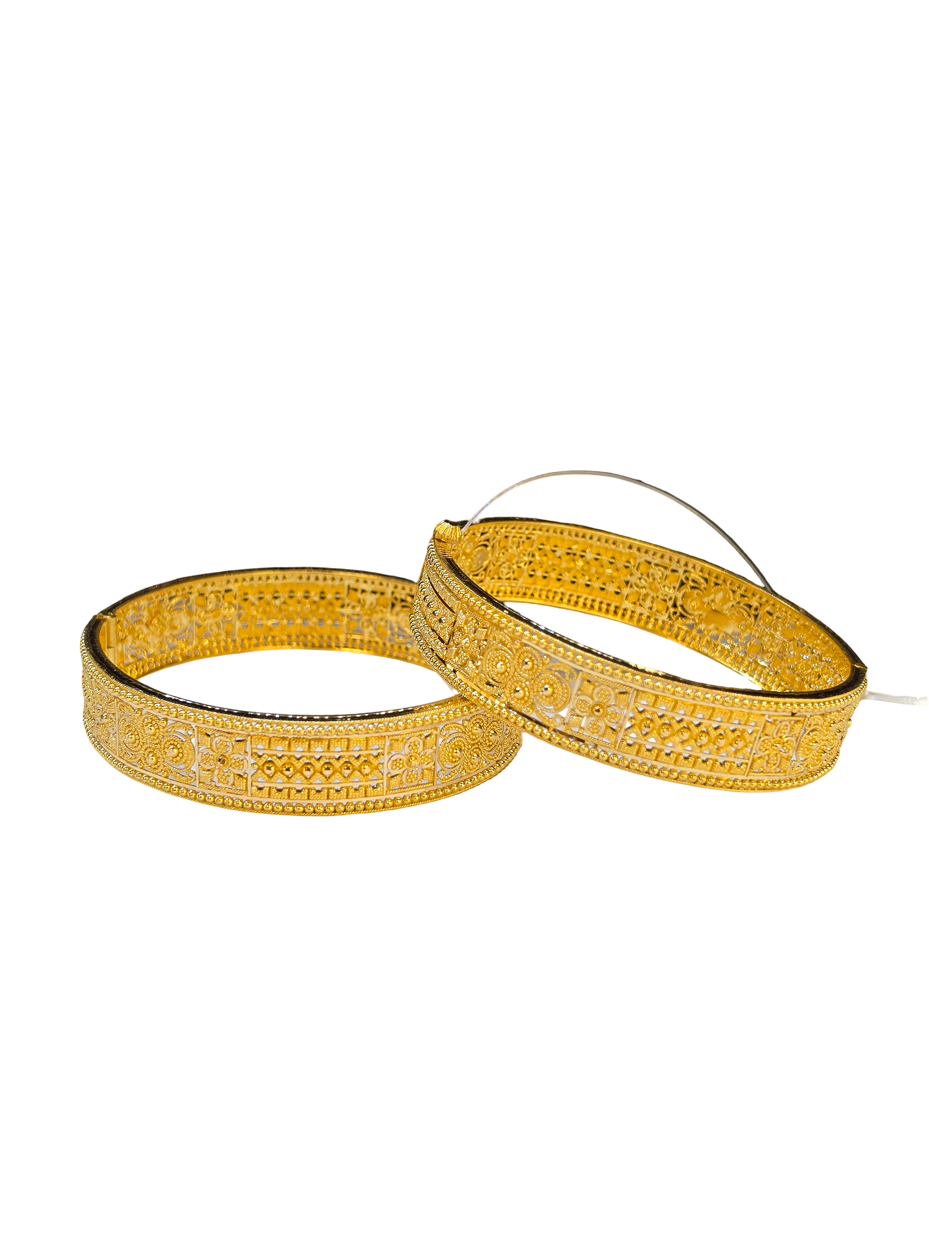 22K Gold Designer Ladies Bangles