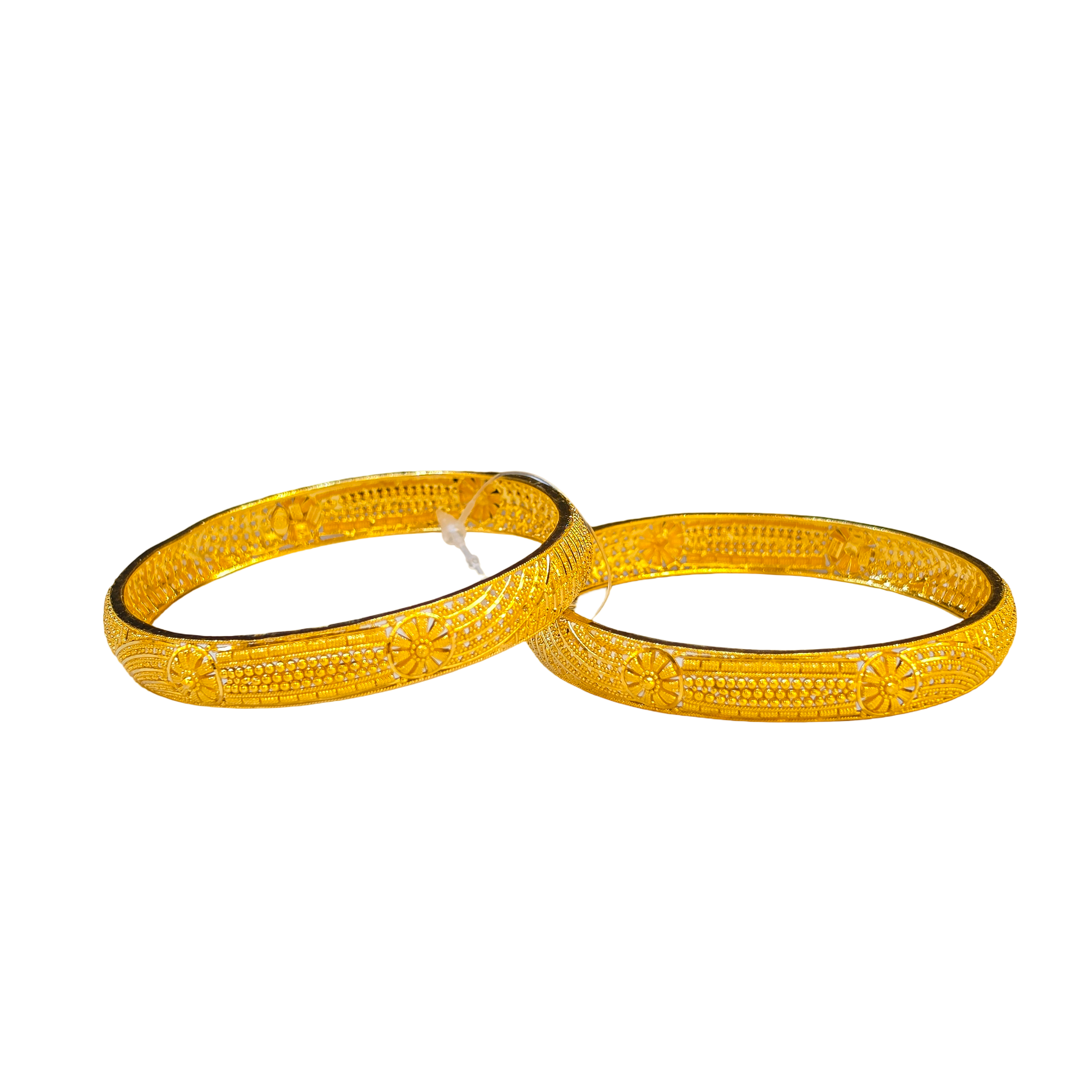 22K Gold Designer Ladies Bangles