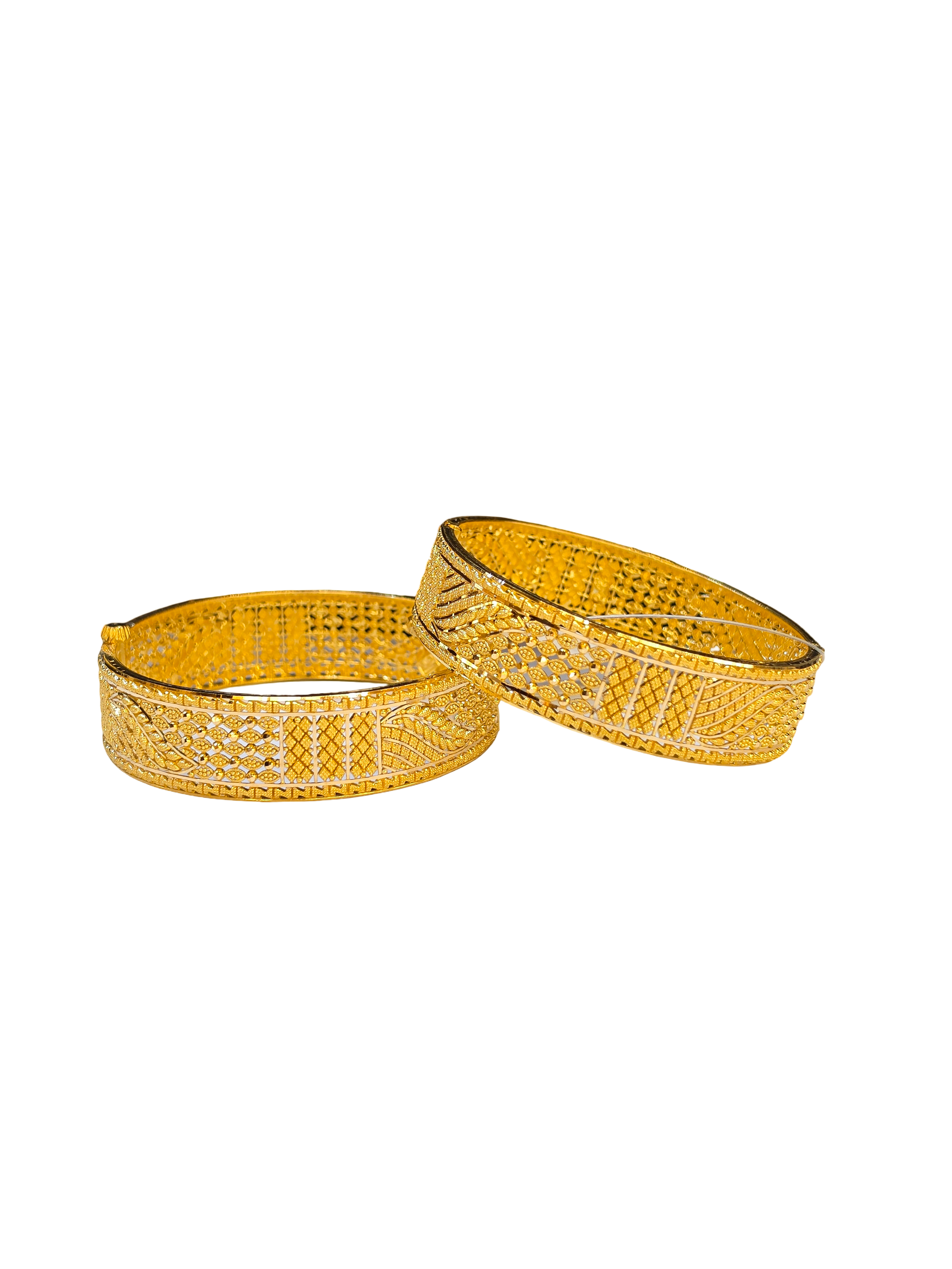 22K Gold Designer Ladies Bangles