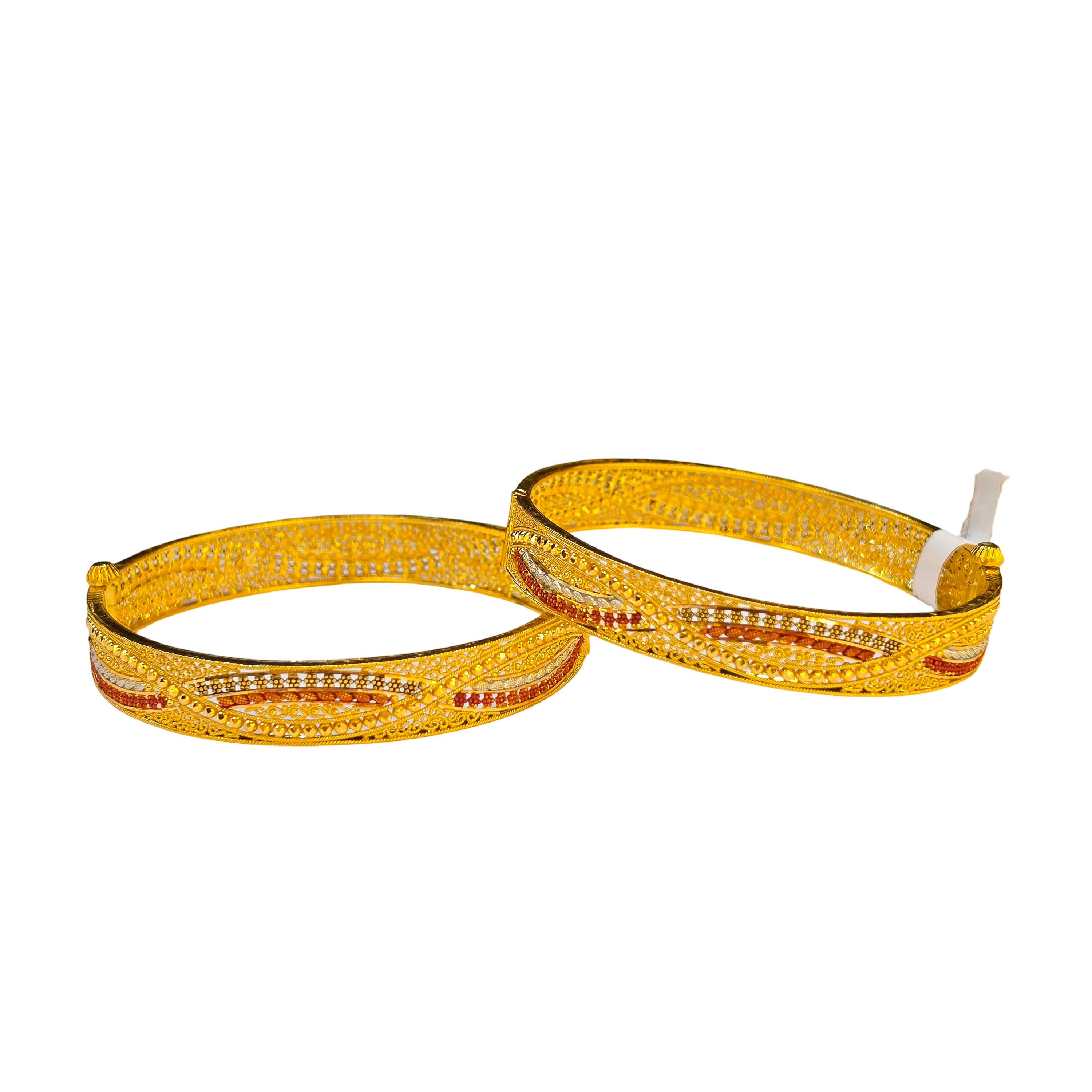 22K Gold Designer Ladies Bangles