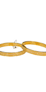 22K Gold Designer Ladies Screw Bangles