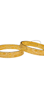 22K Gold Designer Ladies Screw Bangles