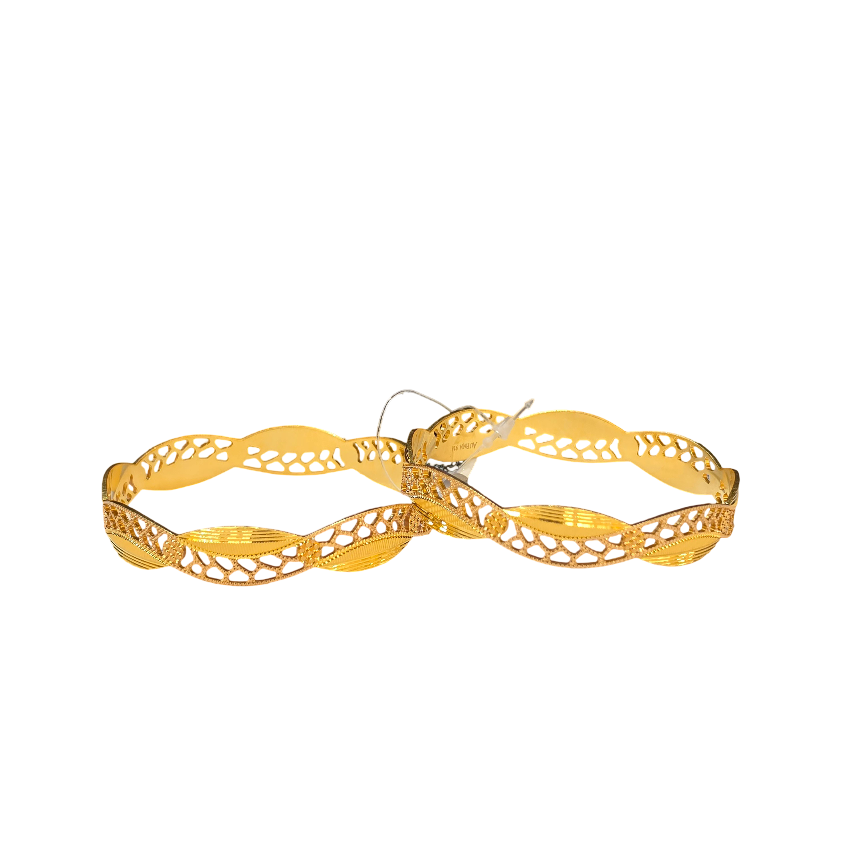 22K Gold Designer Ladies Bangles