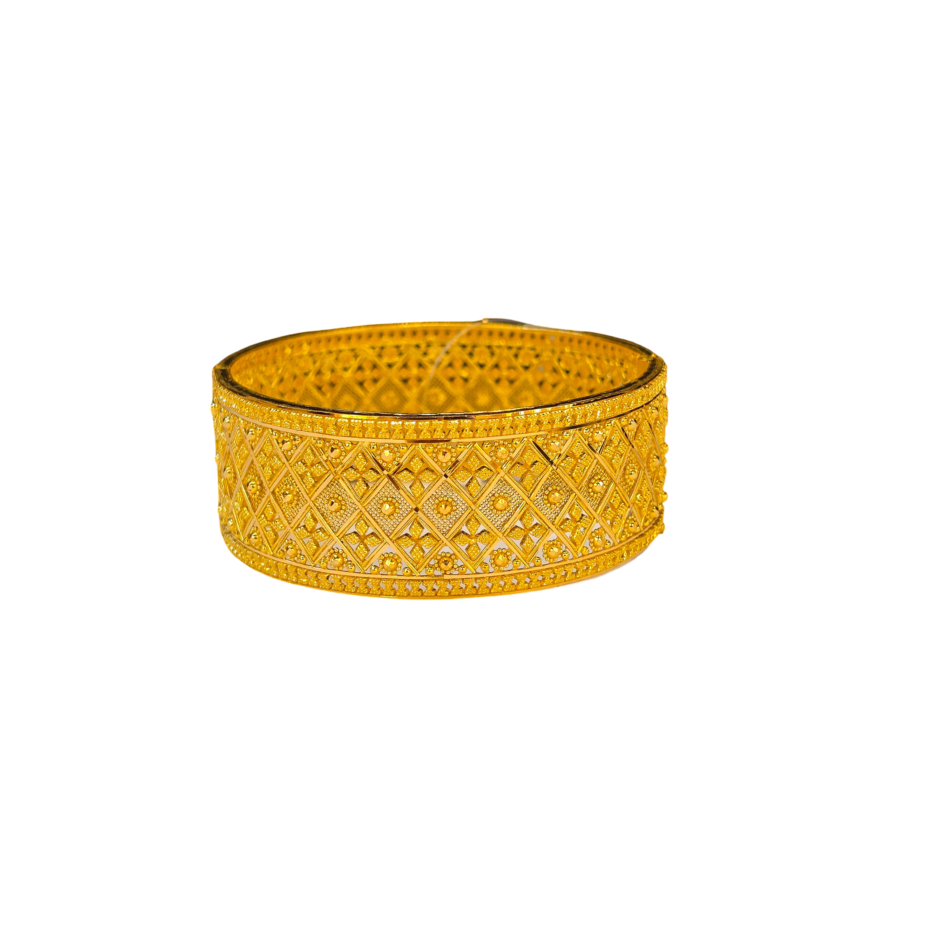 22K Gold Designer Ladies Single Bangle