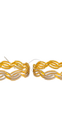 22K Gold Two-tone Designer Ladies Bangles