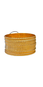 22K Gold Tri-tone 12 Pieces Set Of Designer Ladies Bangles