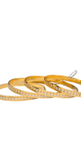 22K Gold Two-tone 4 Pieces Set Of Designer Ladies Bangles