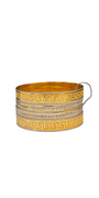 22K Gold Two-tone 6 Pieces Set Of Designer Ladies Bangles