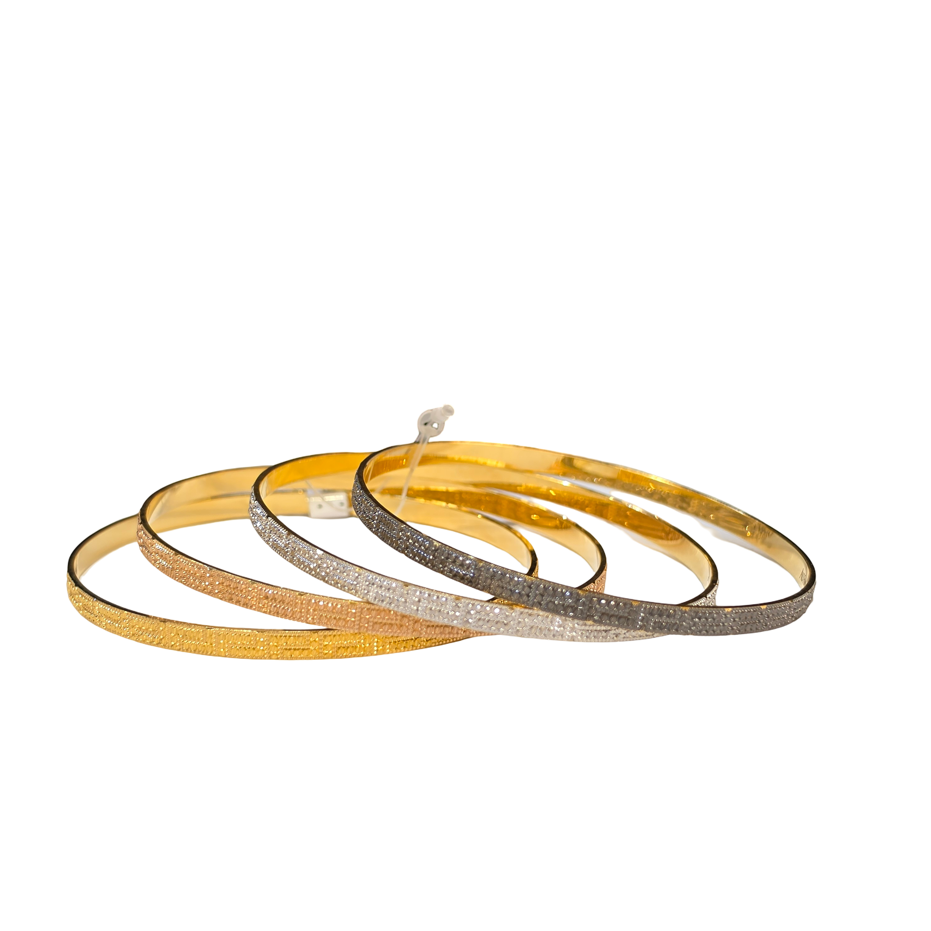 22K Gold Designer 4 Pieces Set Of Ladies Bangles