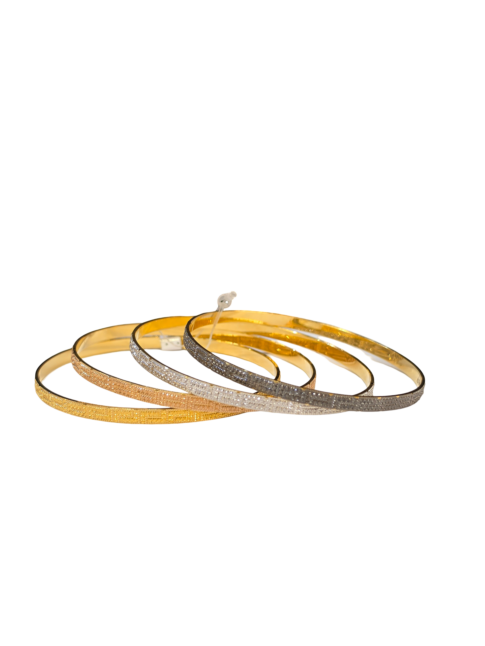 22K Gold Designer 4 Pieces Set Of Ladies Bangles