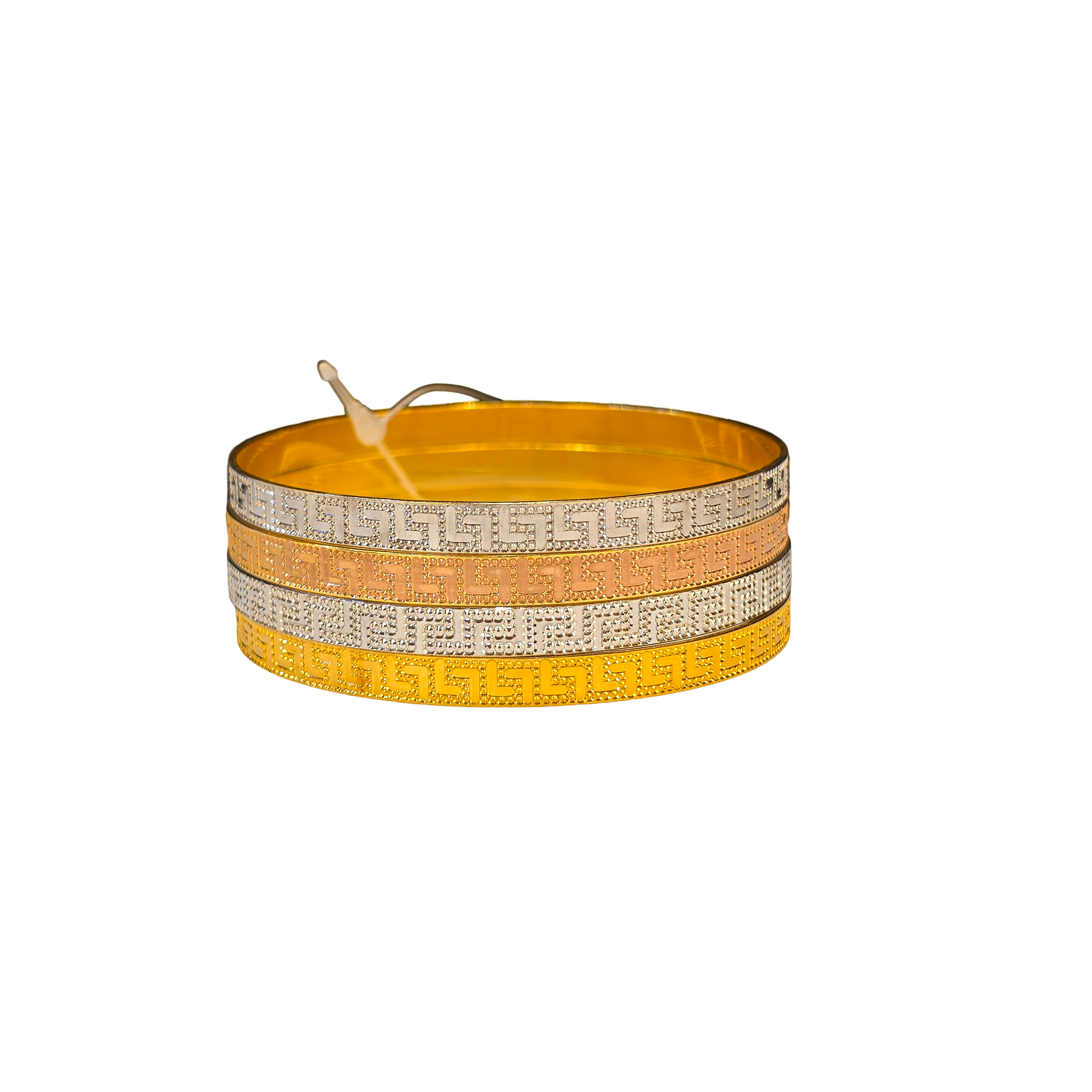 22K Gold Designer 4 Pieces Set Of Ladies Bangles