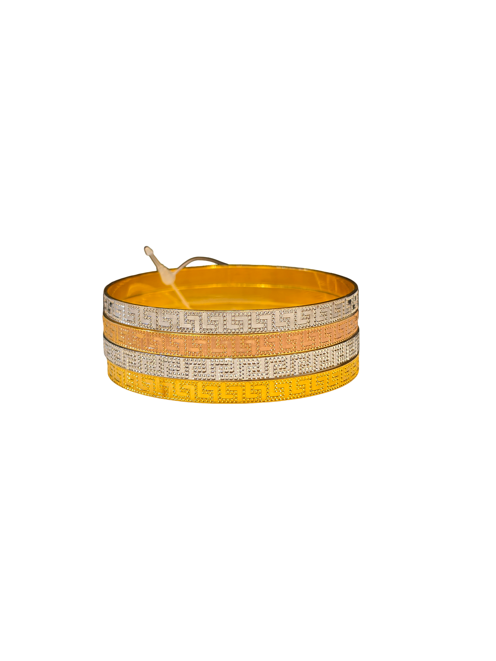 22K Gold Designer 4 Pieces Set Of Ladies Bangles