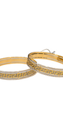 22K Gold Designer Two-tone Ladies Bangles
