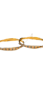 22K Gold Designer Tri-tone Ladies Bangles