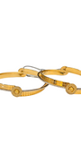 22K Gold Designer Two-tone Ladies Bangles