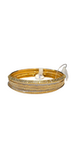 22K Gold Designer Two-tone 4 Pieces Set Of Ladies Bangles