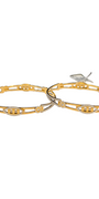 22K Gold Designer Two-tone Ladies Bangles