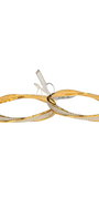 22K Gold Designer Two-tone Ladies Bangles
