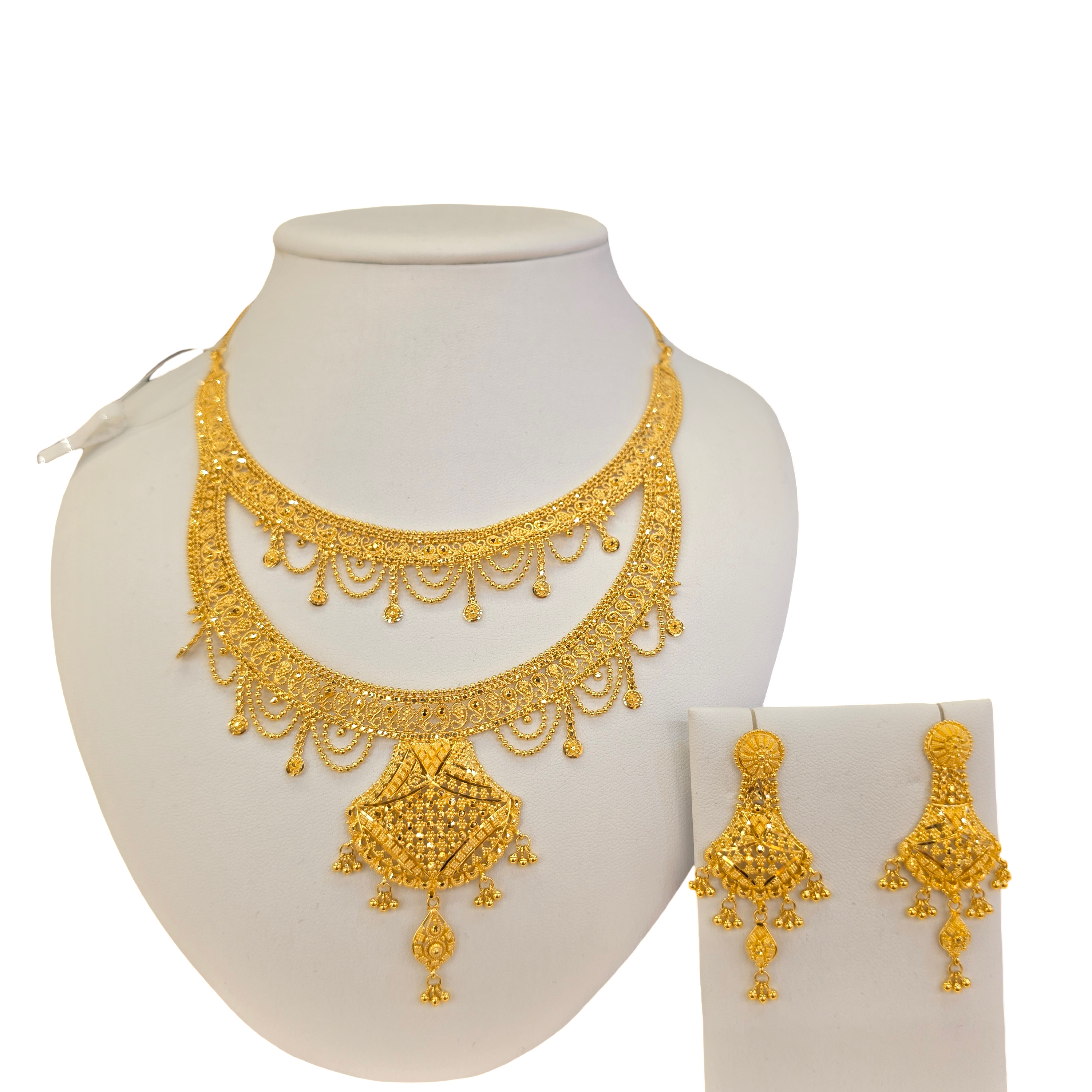 22K Gold Designer Bridal Set