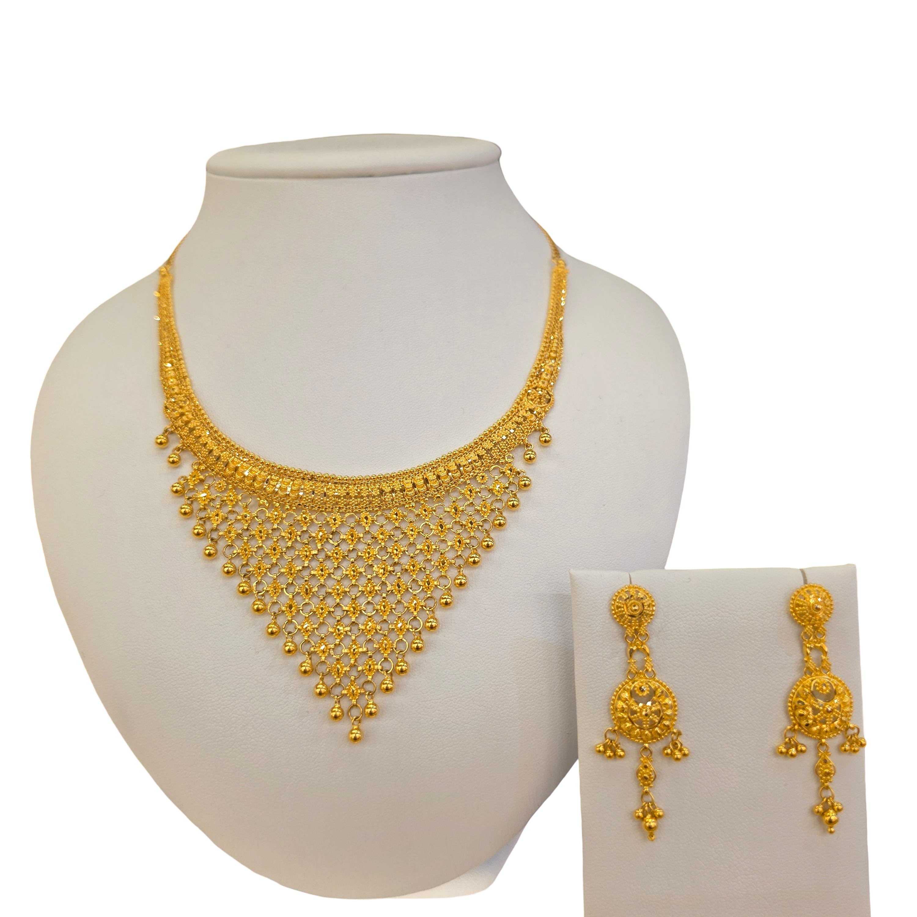 22K Gold Designer Bridal Set