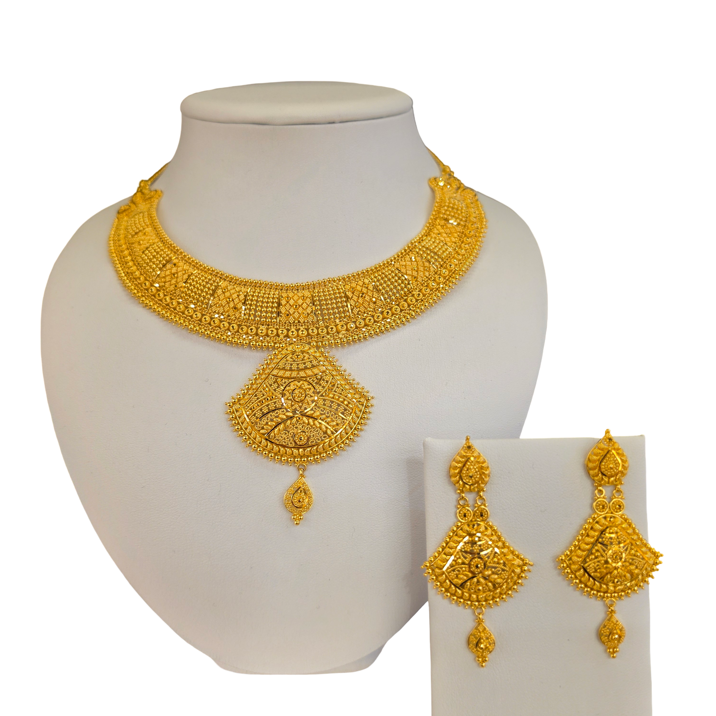 22K Gold Designer Bridal Set