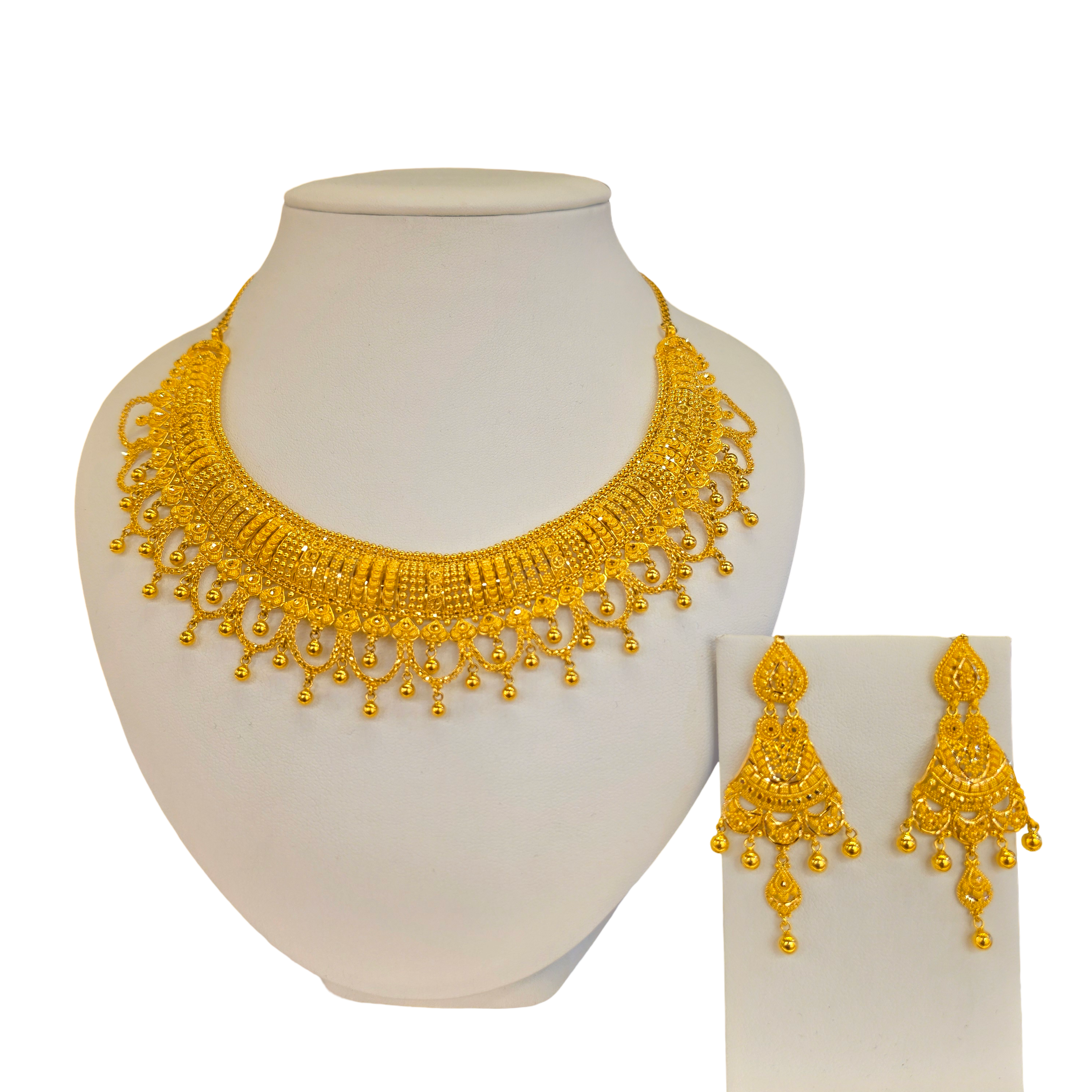 22K Gold Designer Bridal Set