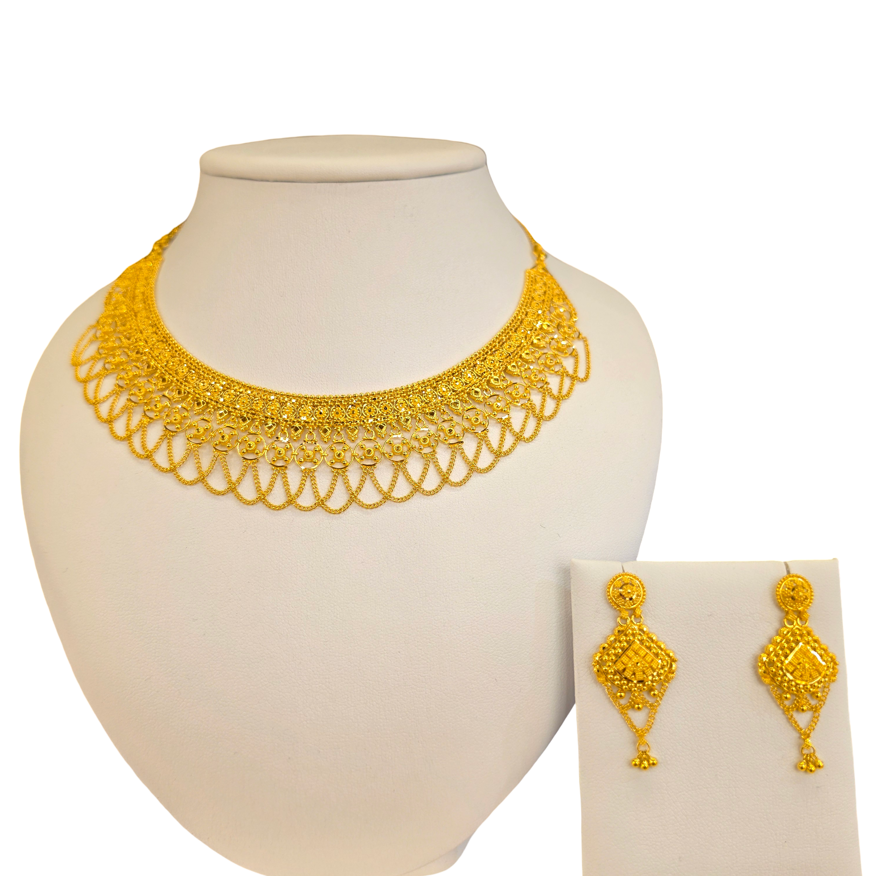 22K Gold Designer Bridal Set