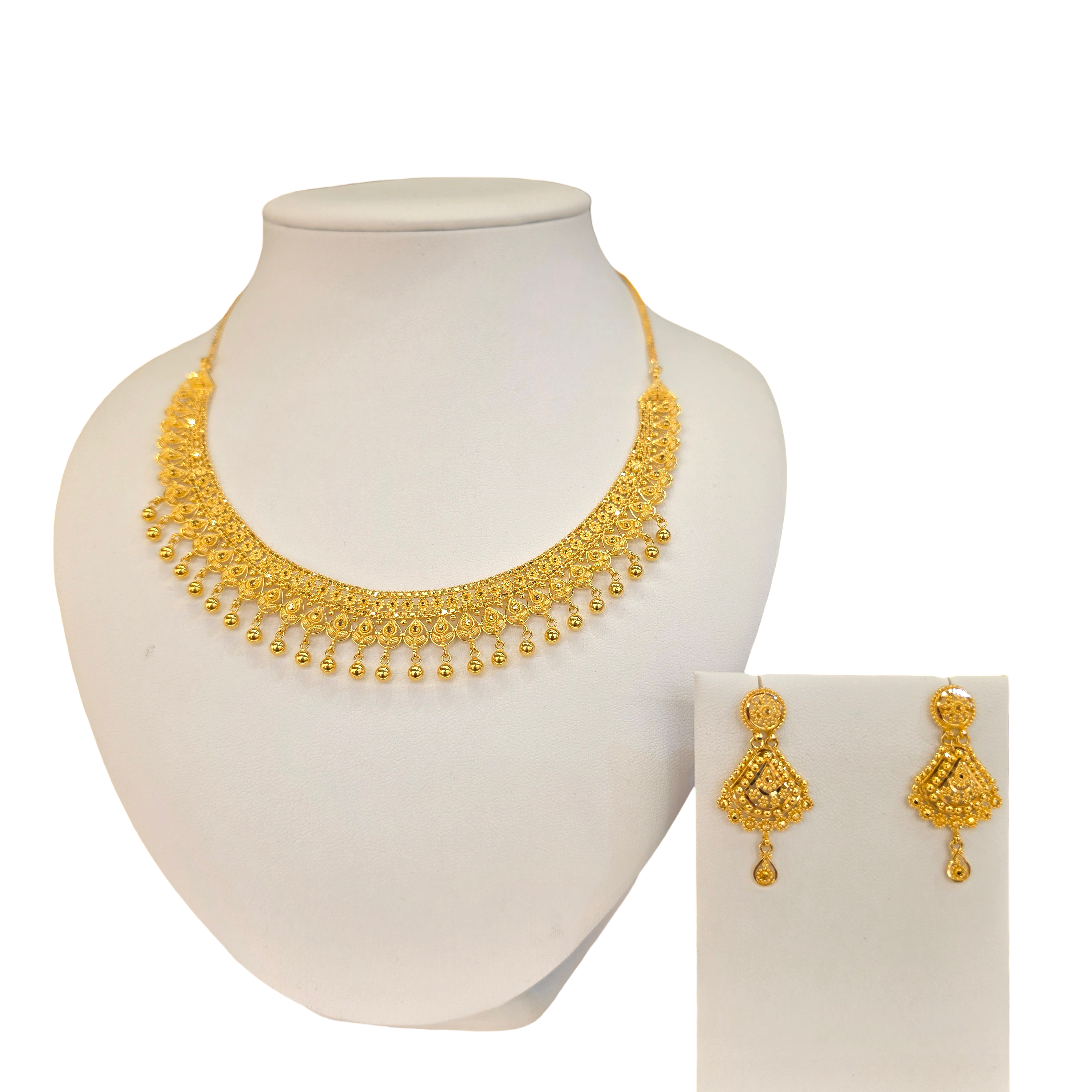 22K Gold Designer Bridal Set