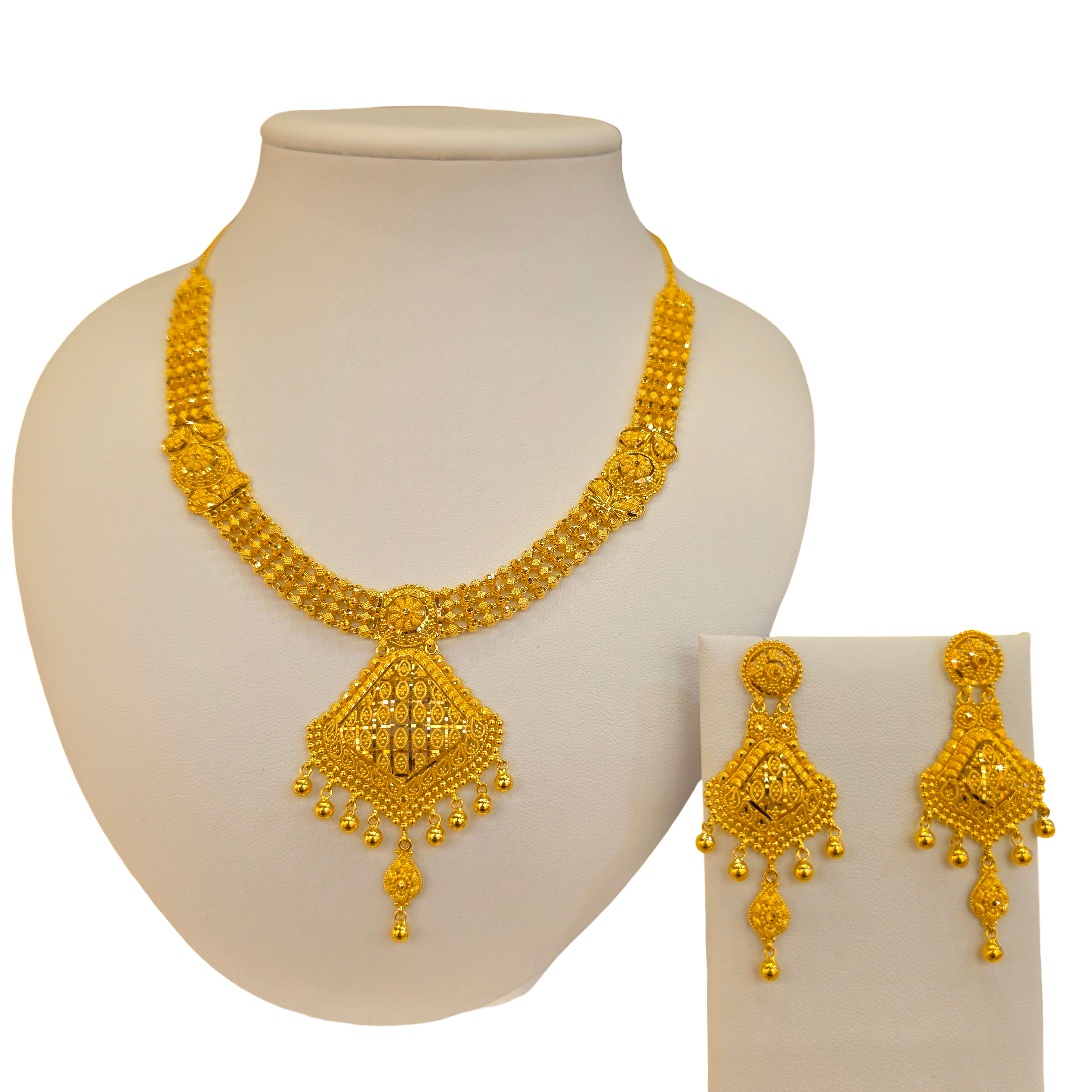22K Gold Designer Bridal Set