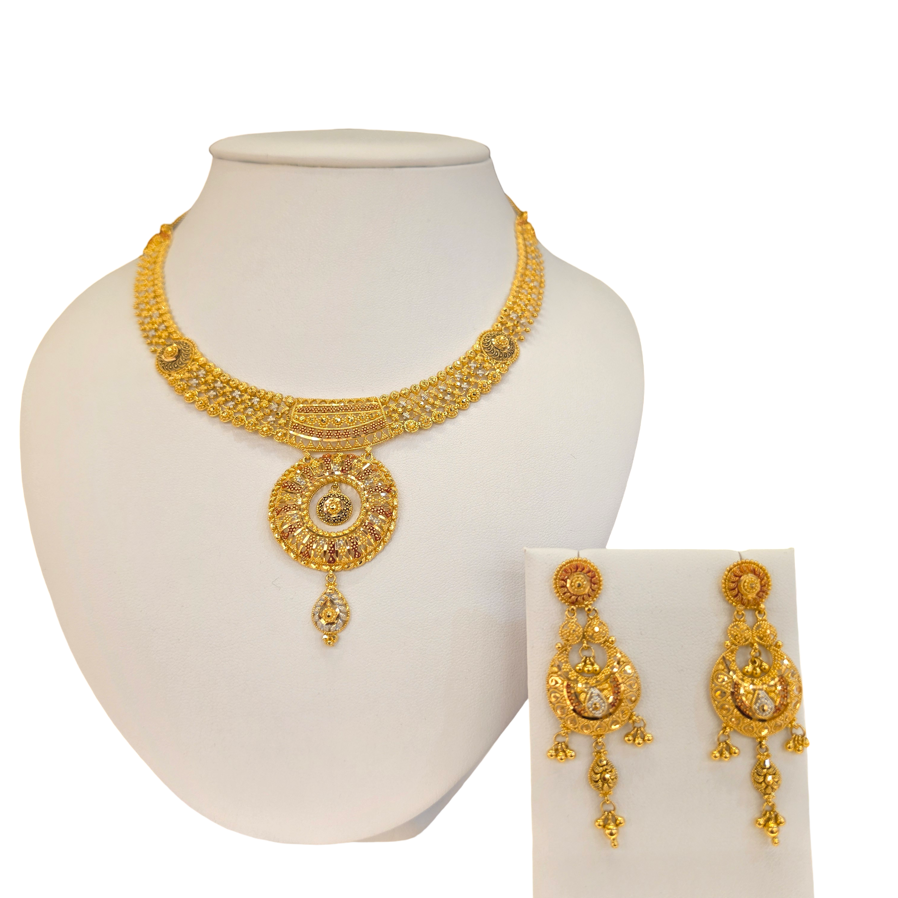 22K Gold Designer Bridal Set