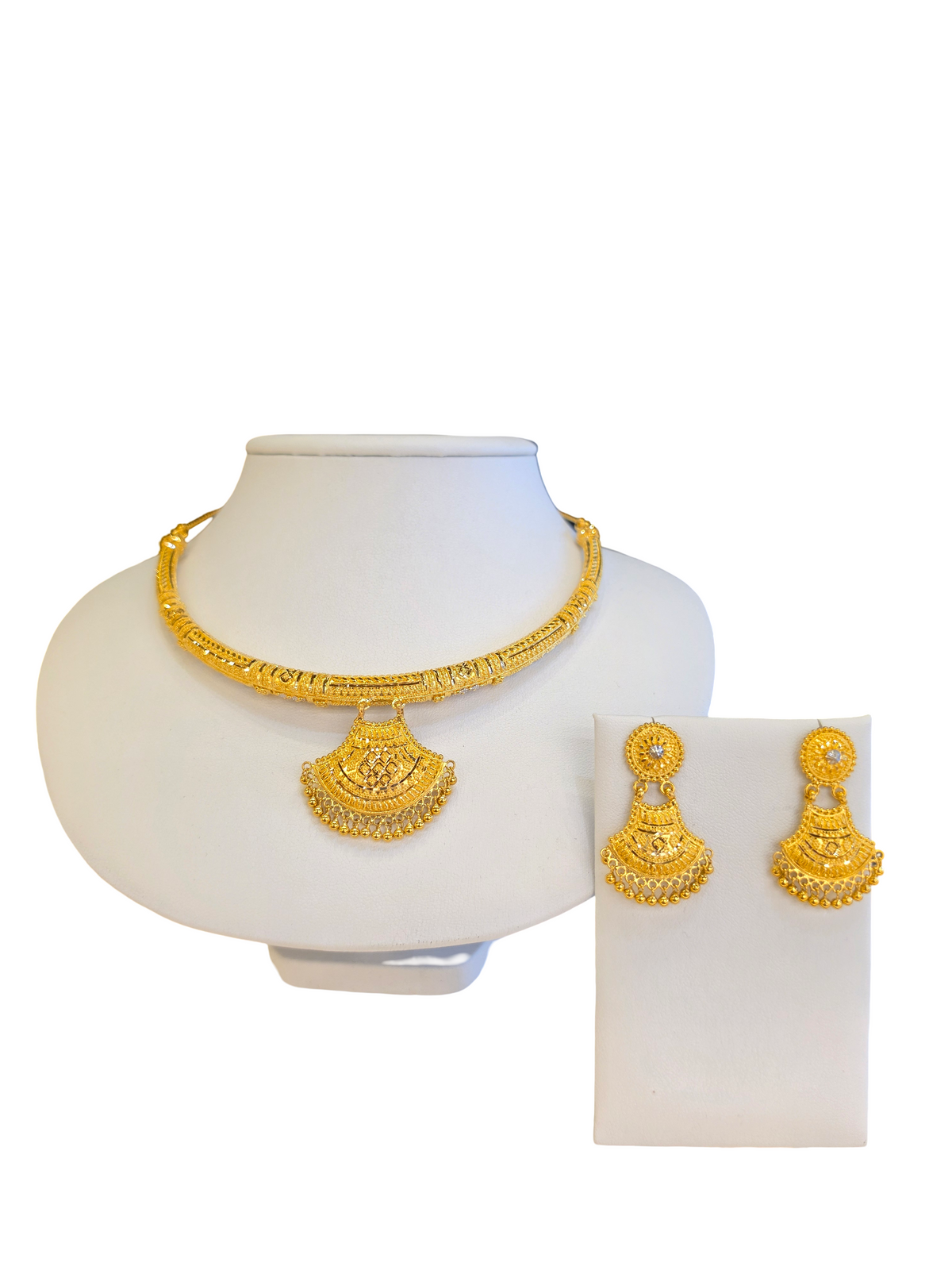 22K Gold Reversible Hasli Designer Set