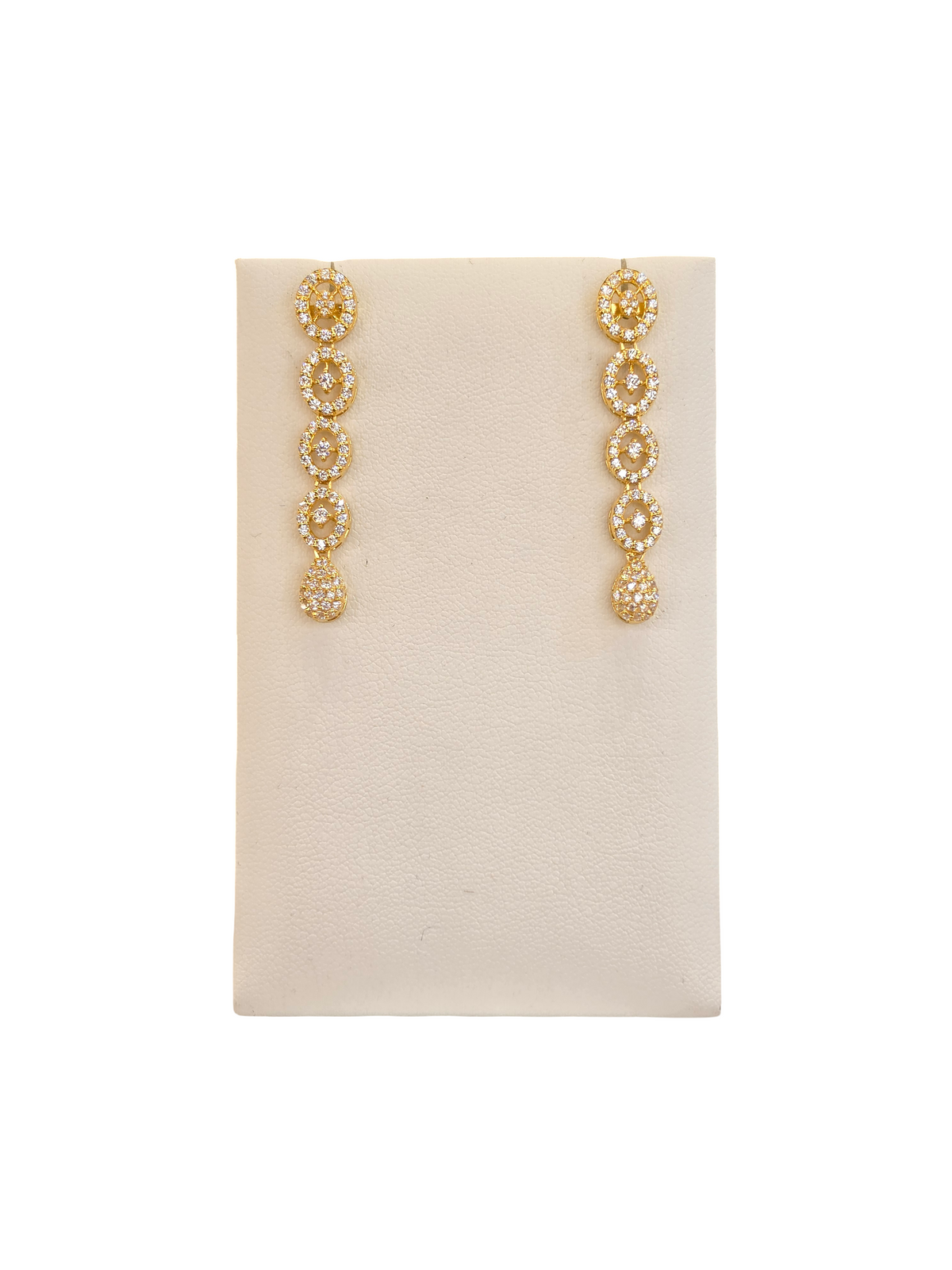 22K Gold CZ Designer Set