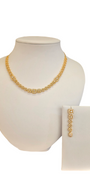 22K Gold CZ Designer Set