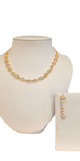 22K Gold CZ Designer Set