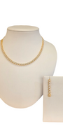 22K Gold CZ Designer Set