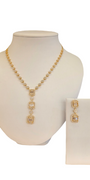 22K Gold CZ Designer Set