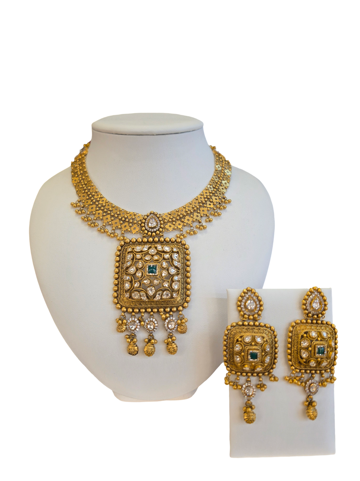 22K Gold Designer Antique Bridal Set
